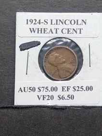 1924-S Lincoln Wheat Cent