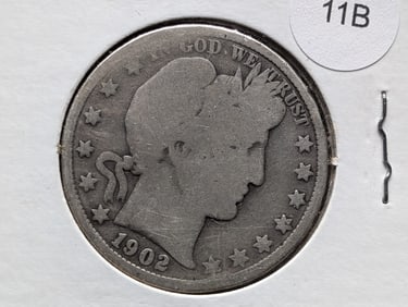 1902 Barber Half Dollar