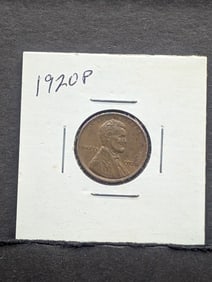 1920-P Lincoln Wheat Cent