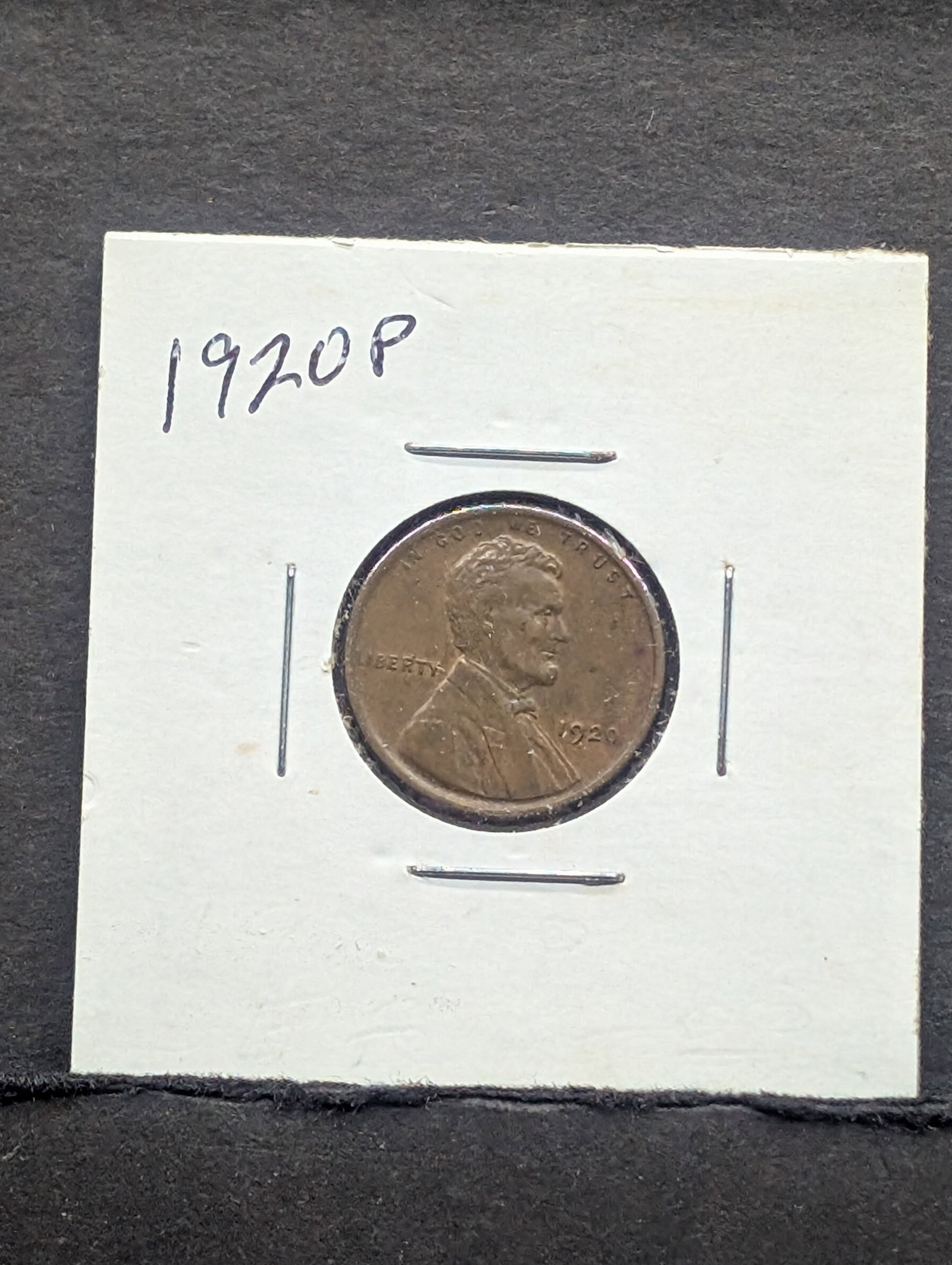 1920-P Lincoln Wheat Cent: 1920-P Lincoln Wheat Cent