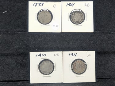 (4) Liberty V Nickels 1893, 1901, 1910, 1911