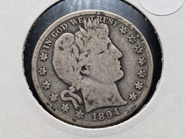 1894-S Barber Half Dollar