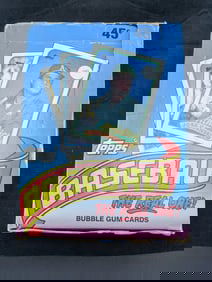 1989 Topps Baseball Card loose in Box