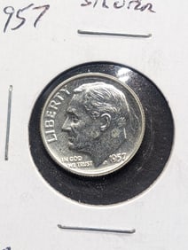 1957 Silver Roosevelt Dime