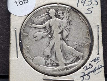 1933-S Walking Liberty Half Dollar