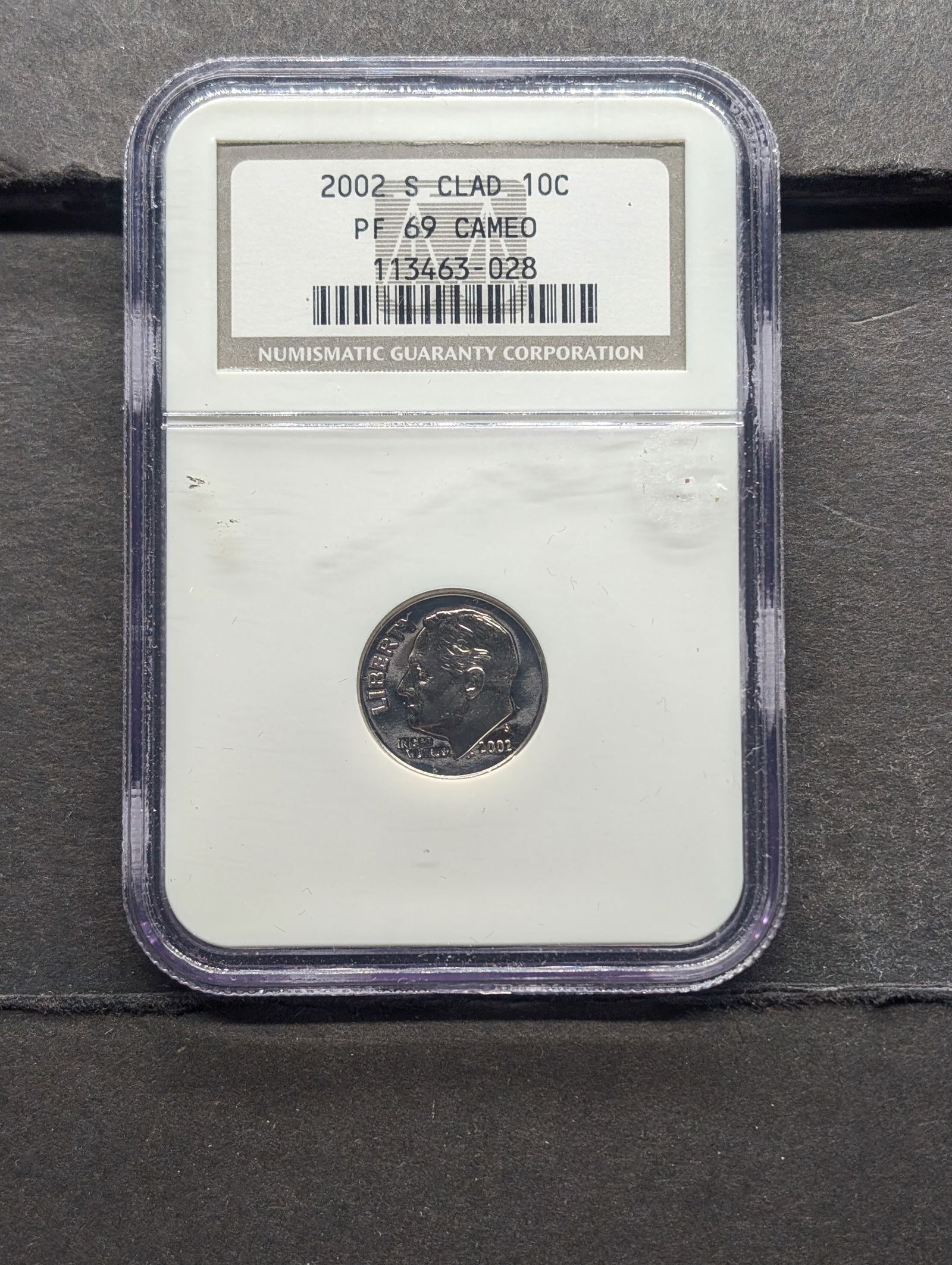 2002 S Clad Proof 69 Cameo Roosevelt Dime by NGC (1 of 3)