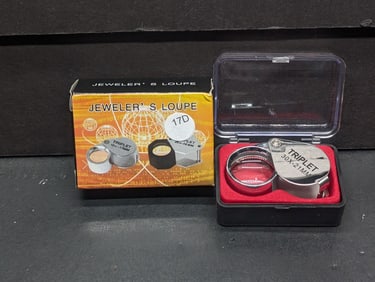 NEW Jeweler's Loupe. Triplet 30x-21MM