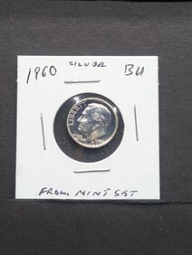 1960 Silver Roosevelt Dime