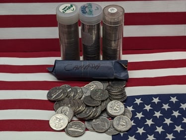 (160 ) Canadian Nickels (4 rolls) Various Dates