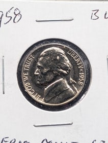 1958 Jefferson Nickel