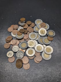 Lot of Canadian Coins $ 41.30 Face Value