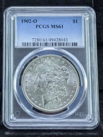 1902-O Morgan Dollar PCGS MS61