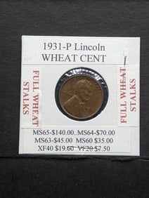 1931-P Lincoln Wheat Cent