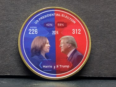 Trump/Harris 312 to 226 Electoral Votes. 2024 Election Round