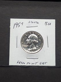 1957 Silver Washington Quarter