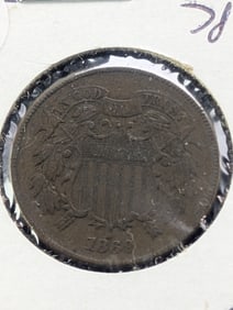 1869 Two Cent Piece