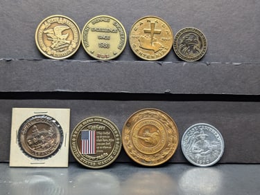 Lot of Medals And Tokens