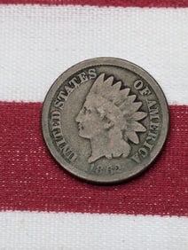 1862-CN United States Indian Head Cent. Civil War Year.