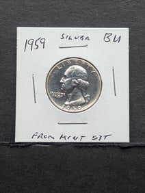 1959 Silver Washington Quarter