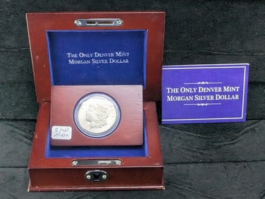 1921-D Morgan Dollar Slabbed by PCS MS63