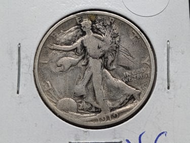 1919 Walking Liberty Half Dollar
