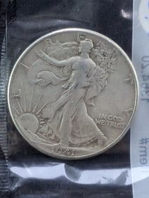 1941 Walking Liberty Half Dollar in Littleton Package