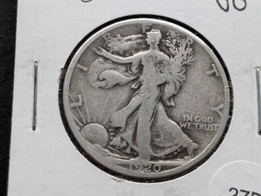 1920-D Walking Liberty Half Dollar