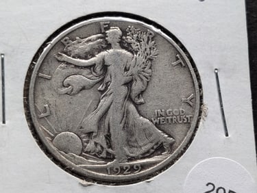 1929-S Walking Liberty Half Dollar