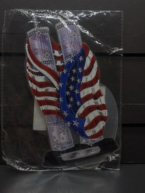 Super Cool 9-11 Twin Tower "We Wil Never Forget" Acrylic Display With Stand