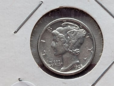 1928 P Mercury Dime Nice Coin