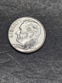 1960 D 90% Silver Dime, BU, 65 Years Old