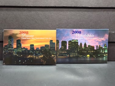 2008 P & D UNC Mint Coin Sets