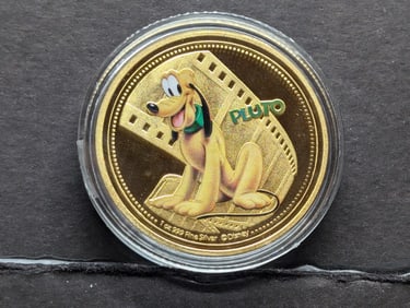 Disney's Pluto Token, BU-New, Novelty