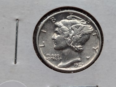 1937 P Mercury Dime