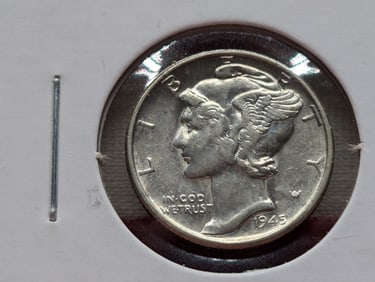 1945 P Mercury Dime
