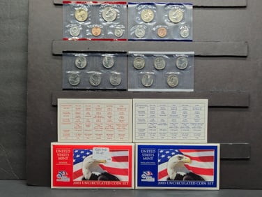 2003 P & D UNC Coin Sets