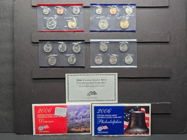 2006 P & D UNC Coin Sets