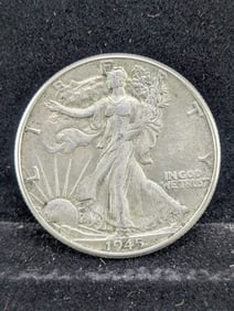 1945 Walking Liberty Half Dollar