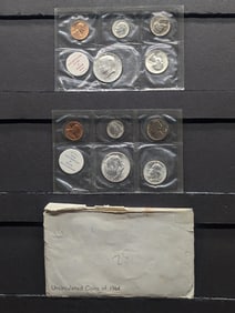 1964 P&D UNC Coin Set