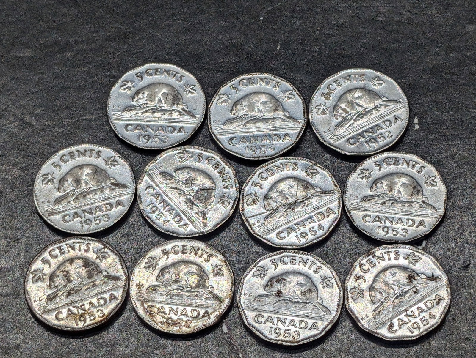 11, 1950's, Canada 5c: 11, 1950's, Canada 5c