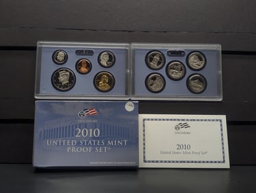 2010-S US Mint Proof Set. OGP/COA. 10 Coin Set