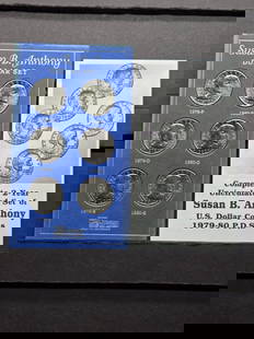 Susan B. Anthony Dollar Set    6 coins: Susan B. Anthony Dollar Set 6 coins