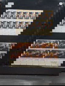 Sheet Of (4) U.S. Plate Blocks. Mint Original Gum Never Hinged.