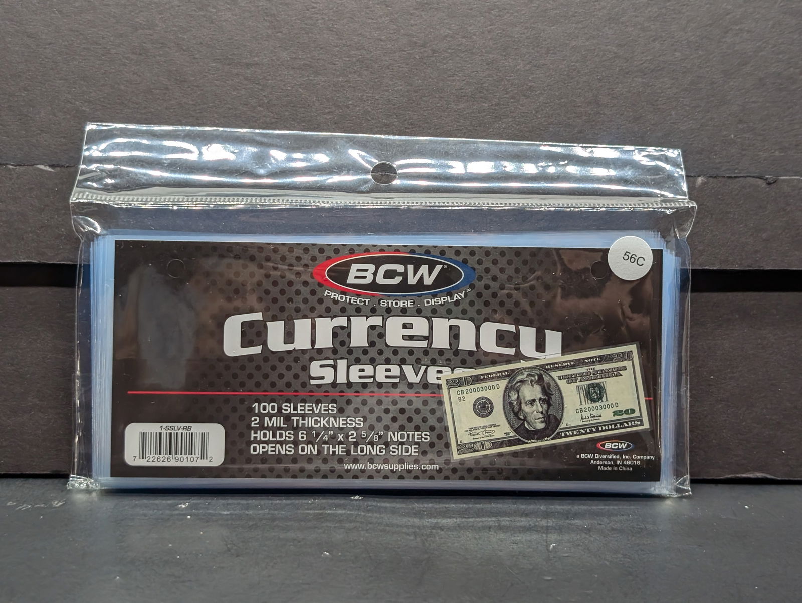 100 BCW Currency Sleeves, New/Sealed (1 of 2)