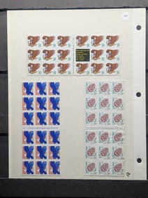 Six U.S. Booklet Stamps. Mint Original Gum Never Hinged.