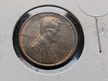 1972-P Lincoln Memorial Cent Double D