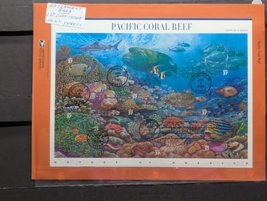 2004 Sleeve "Pacific Coral Reef" First Day Issue Stamps