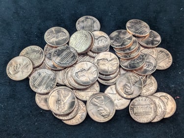 1984-P Lincoln Memorial Cents Red BU