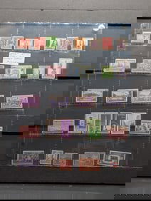 Sheet Of 1930's U.S. Postage Stamps. Mint Original Gum Never Hinged