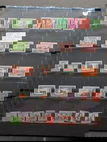 Sheet Of 1930's U.S. Postage Stamps. Mint Original Gum Never Hinged